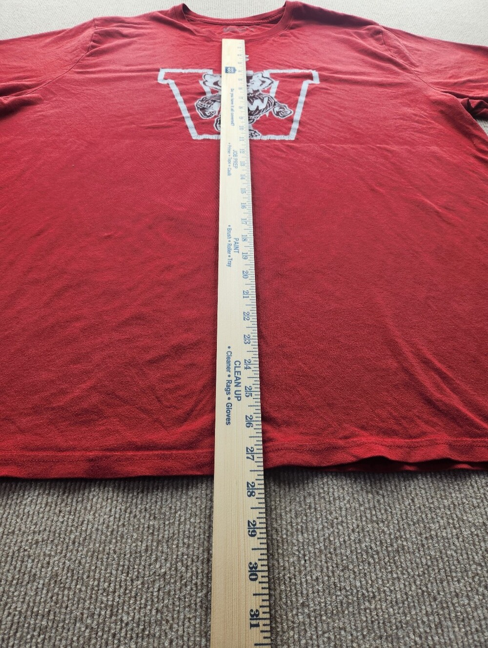Under Armour Wisconsin Badgers Men's 3XL Red T-Shirt - Picture 6 of 7